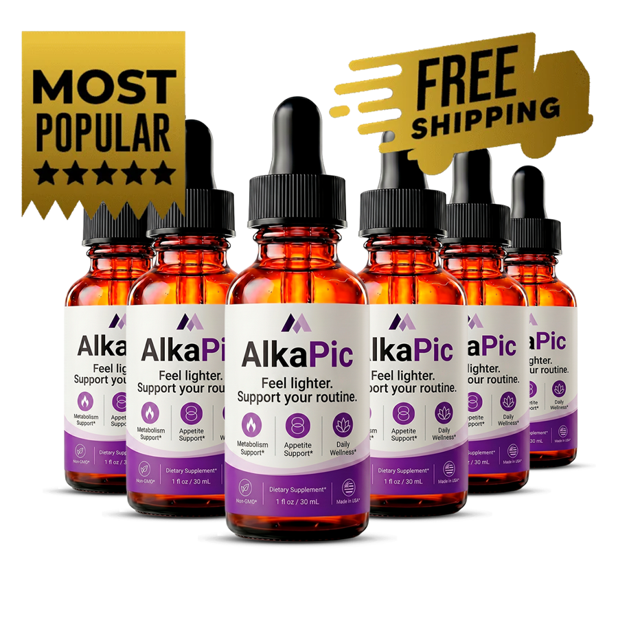 AlkaPic six bottle set